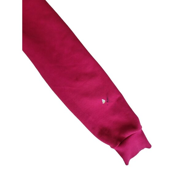 Mens Puma Embossed Cottton Blend  Red Drawstring Hoodie Hooded Sweatshirt US L - Picture 5 of 5